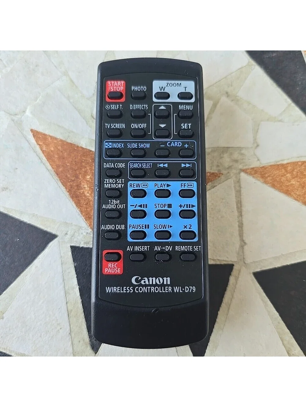 NEW CANON CAMCORDER REMOTE CONTROL WL-D79 ZR65 ZR70 ZR65MC OPTURA 10 20 30 MC113